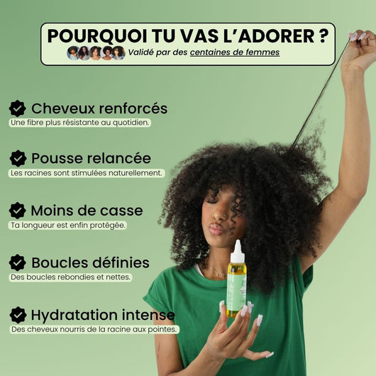 Huile de croissance - boost pousse