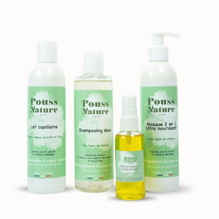 Soin hydratation & pousse – cheveux crépus, bouclés et frisés
