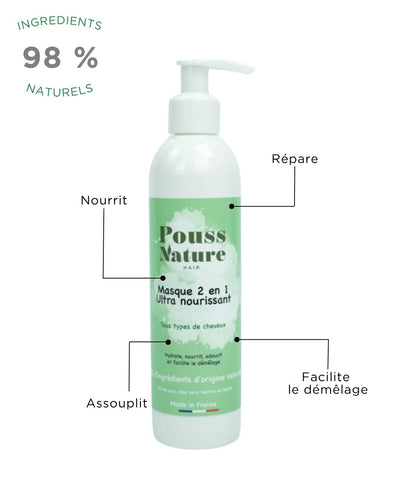 Masque 2 en 1 ultra nourrissant