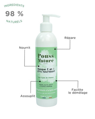 Masque 2 en 1 ultra nourrissant