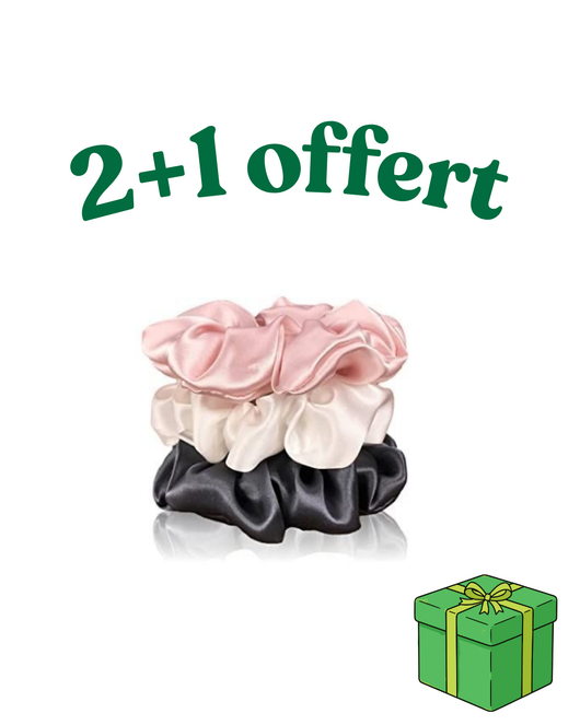 Chouchous en satin 100%- 2+1 offert