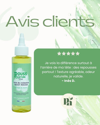 Huile de croissance - boost pousse