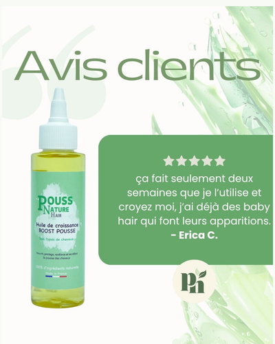 Huile de croissance - boost pousse