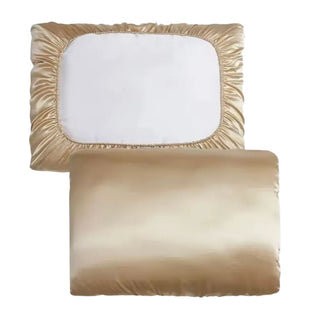 Taie d’oreiller en satin ajustable